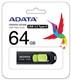 Флеш-накопитель USB 3.2 64GB A-Data UC300 чёрный/зелёный