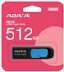 Флеш-накопитель USB 3.0 512GB A-Data UV128 чёрный/синий