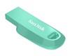 Флеш-накопитель USB 3.2 256GB SanDisk Ultra Curve зелёный