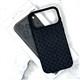 Силиконовый чехол Iphone 18 Pro WOVEN CASE, плетеный под кожу, с MagSafe, в коробке, черный