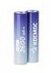 Аккумулятор КОСМОС 18650 Li-ion2600 mAh без защиты, 2 шт шринк (2/200)