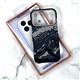 Задняя крышка Iphone 15 Pro iNKANUO CASE под карбон с MagSafe, открытый низ и кнопки, серые горы