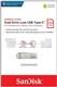 Флеш-накопитель USB 3.1 256GB SanDisk Ultra Dual Drive Luxe USB Type-C, серебро