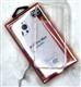 Задняя крышка Iphone 16 Fashion Case пластиковая, силиконовый борт, прозрачная
