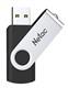 Флеш-накопитель USB 32GB Netac U505 чёрный/серебро