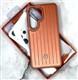 Задняя крышка Samsung Galaxy S26 Ultra D GLORY, ребристая поверхность, M, бархат внутри, оранжевый