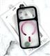 Задняя крышка Iphone 17 Magnetic Case прозрачная, ребристая, цветной MagSafe, матовый силиконовый борт, фиолетовая