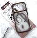 Задняя крышка Samsung Galaxy S26 FE 2in1 Eco-friendly CASE матово-прозрачная, цветной MagSafe и матовый силиконовый борт, коричневая