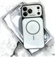Задняя крышка Iphone 17 PROTECTIVE CASE, AUTO FOCUS глянцевая, защита камеры, силиконовый борт, белая