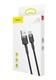 Кабель Baseus cafule Cable USB For Type-C 3A 1m Gray+Black