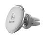 Автомобильный держатель OS-Baseus Magnetic Car Mount Phone Holder with Cable Clip Air Vent Version Frost Silver
