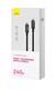 Кабель Baseus Tungsten Gold Fast Charging Data Cable Type-C to Type-C 240W 1m Black