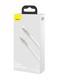 Кабель Baseus Cafule Series Metal Data Cable Type-C to iP PD 20W 1m White