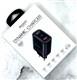 Блок питания сетевой Yesido Dynamic Charger USB/Type-C, Led Display, 60W (YC122), черный