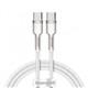 Кабель Baseus Cafule Series Metal Data Cable Type-C to Type-C 100W 1m White