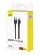 Кабель Baseus cafule Cable USB For Type-C 3A 0.5m Gray+Black
