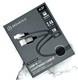 Кабель Breaking Graphite K37, USB-A - Lightning, 12W, 2.4A, 1м (Черный)