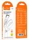 Кабель HOCO X114 Energy USB - Type-C, 3A, 1 м, белый