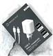Блок питания сетевой Breaking P-21 USB-C, GaN, PD, 45W, QC 3.0, 3.0A + кабель USB-C - USB-C (Белый)
