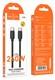 Кабель HOCO X115 Surpass Type-C - Type-C, 5A, 240W, 1 м, черный