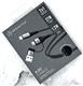 Кабель Breaking K30 2 в 1, USB-A/USB-C - Lightning, 27W, 3.0A, 1,2м (Черный)