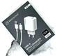 Блок питания сетевой Breaking P-17, USB-A, 12W, 2.4A + кабель USB-A - Lightning (Белый)