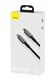 Кабель Baseus Tungsten Gold Fast Charging Data Cable Type-C to iP PD 20W 1m Black