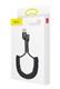 Кабель Baseus Fish eye Spring Data Cable USB For iP 2A 1m Black