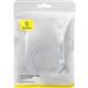 Кабель Baseus Pudding Series Fast Charging Cable Type-C to iP 20W 2m Stellar White