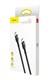 Кабель Baseus Cafule Type-C PD2.0 60W flash charging data line (20V 3A) 2m Gray+Black