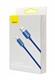 Кабель Baseus Crystal Shine Series Fast Charging Data Cable USB to iP 2.4A 1.2m Blue