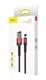 Кабель Baseus cafule Cable USB For iP 1.5A 2m Red+Black