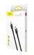 Кабель Baseus Cafule Type-C PD2.0 60W flash charging data line (20V 3A) 1m Gray+Black