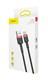 Кабель Baseus cafule Cable USB For Type-C 2A 2m Red+Black
