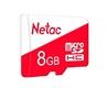 Карта памяти MicroSD 8GB Netac P500 Eco Class 10 без адаптера