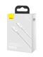 Кабель Baseus Cafule Cable(special edition)USB For iP 2.4A 1m Grey+Black