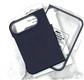 Задняя крышка Iphone 18 Fold TechWoven Case тканевый с бархатом внутри + прозрачный пластик, MagSafe, фиолетовая