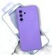 Силиконовый чехол Samsung Galaxy A18 SILICONE COVER без логотипа, в блистере, сиреневый