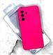 Силиконовый чехол Samsung Galaxy A18 SILICONE COVER без логотипа, в блистере, ярко-розовый